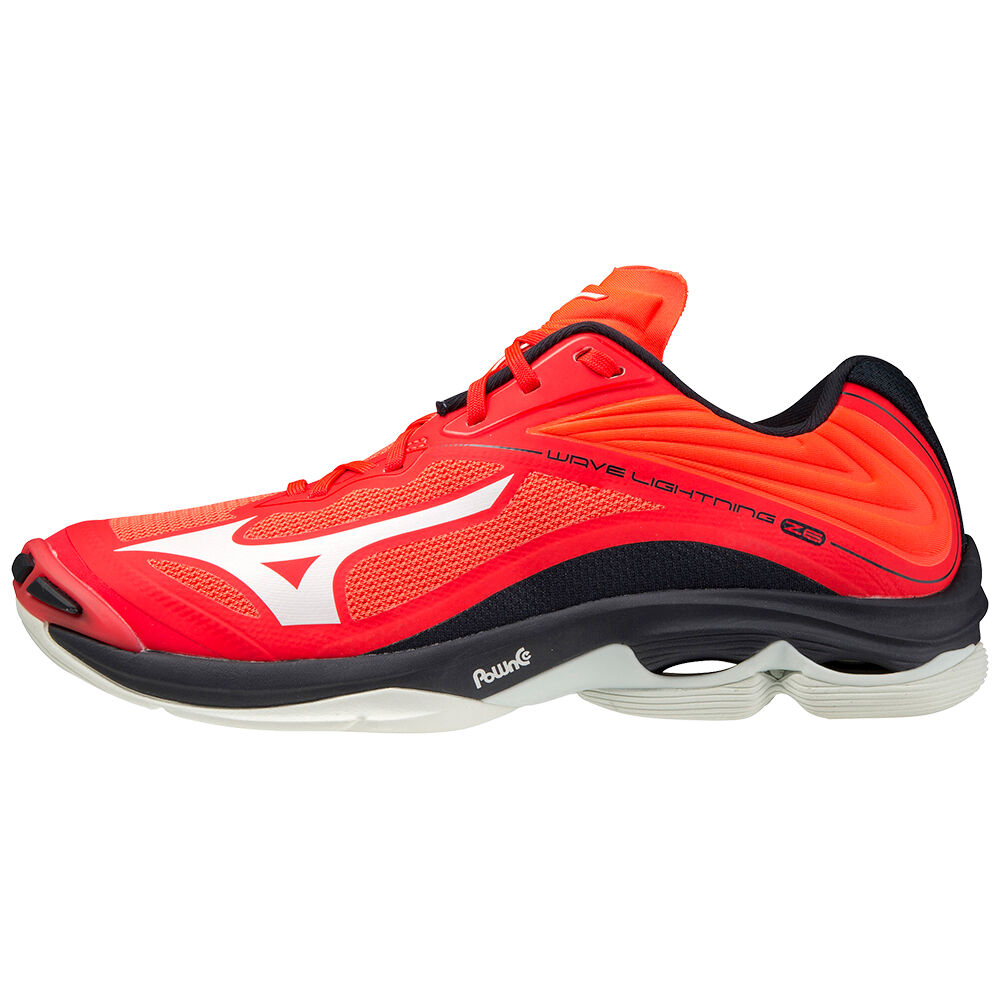 Tenis Para Voleibol Mizuno Wave Lightning Z6 Para Hombre Naranjas/Blancos/Azules 3124607-SG